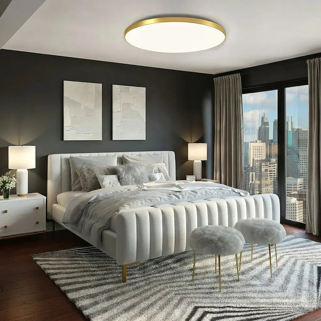 Lucent Modern Slim Round LED Flush Mount Ceiling Light