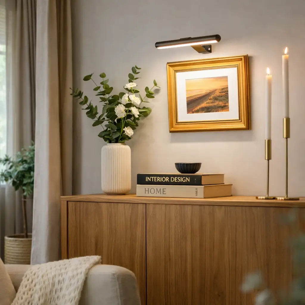 Luma Modern Wireless Rechargeable LED Picture Light