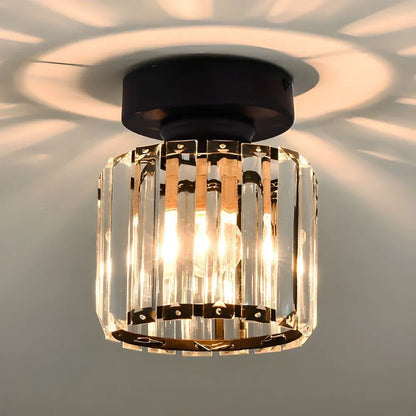 Lunara 1-Light Crystal Flush Mount Ceiling Light