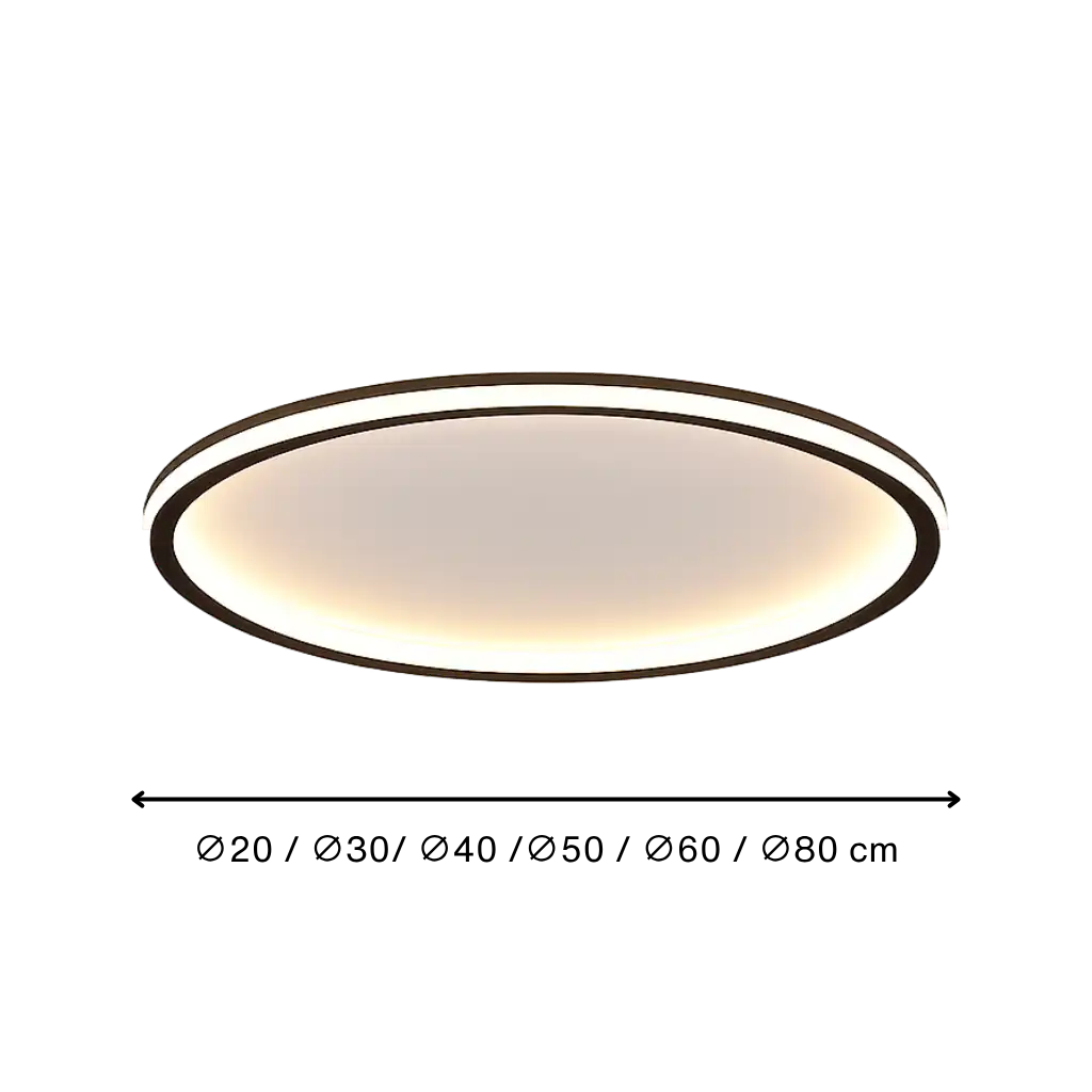 Lunara Scandinavian Round Ceiling Light