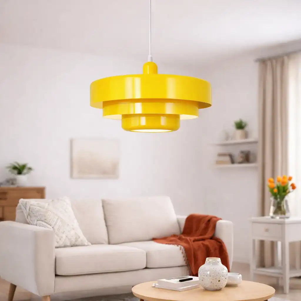 Seraphine Mid-Century Industrial Iron Pendant Light