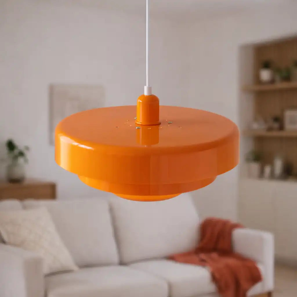 Seraphine Mid-Century Industrial Iron Pendant Light