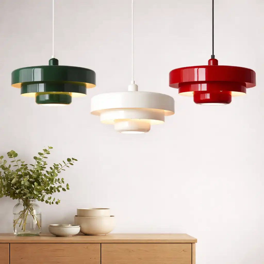 Seraphine Mid-Century Industrial Iron Pendant Light