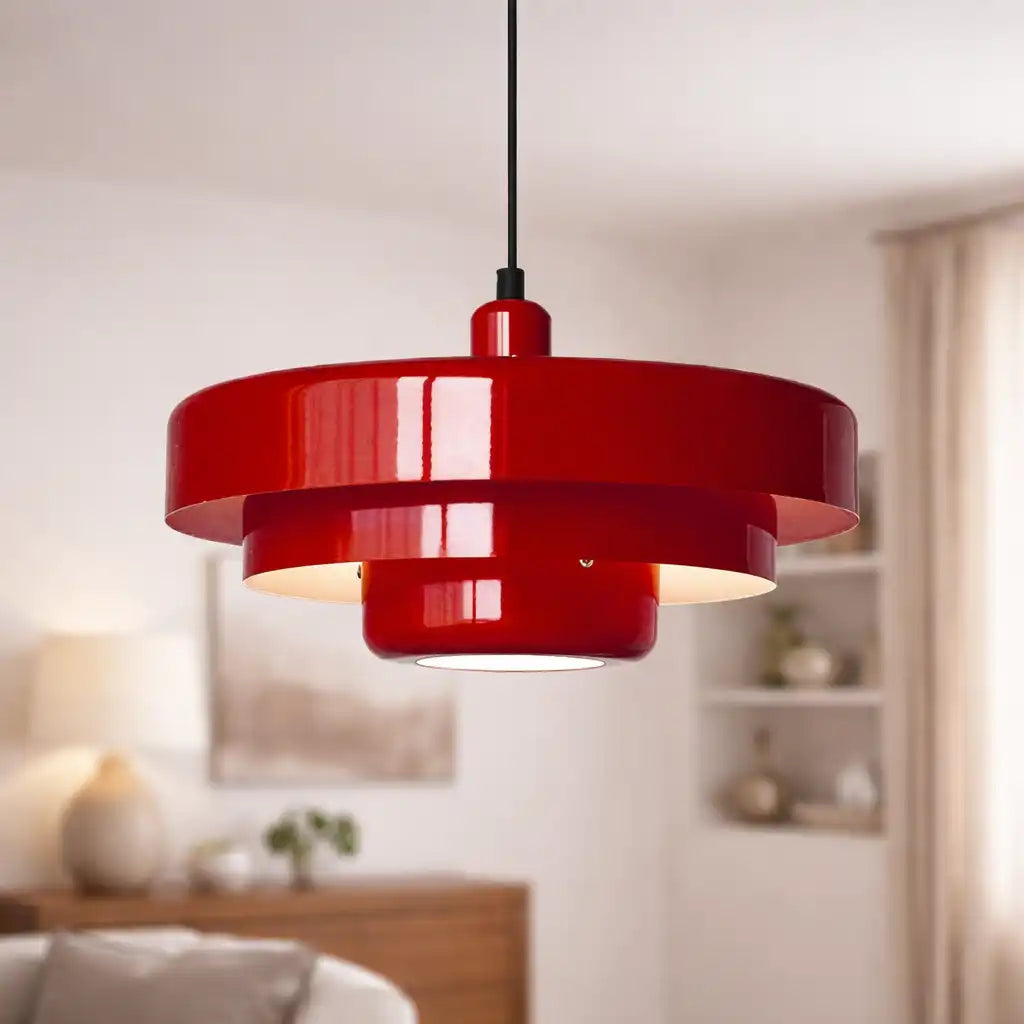 Seraphine Mid-Century Industrial Iron Pendant Light
