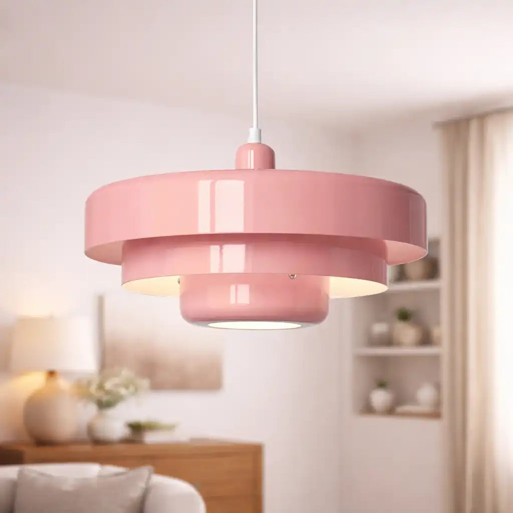 Seraphine Mid-Century Industrial Iron Pendant Light