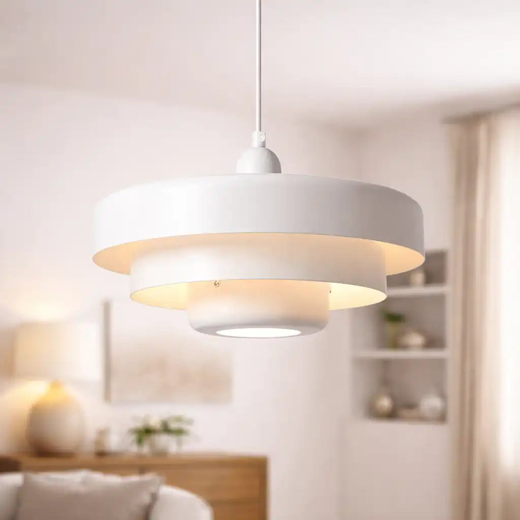 Seraphine Mid-Century Industrial Iron Pendant Light