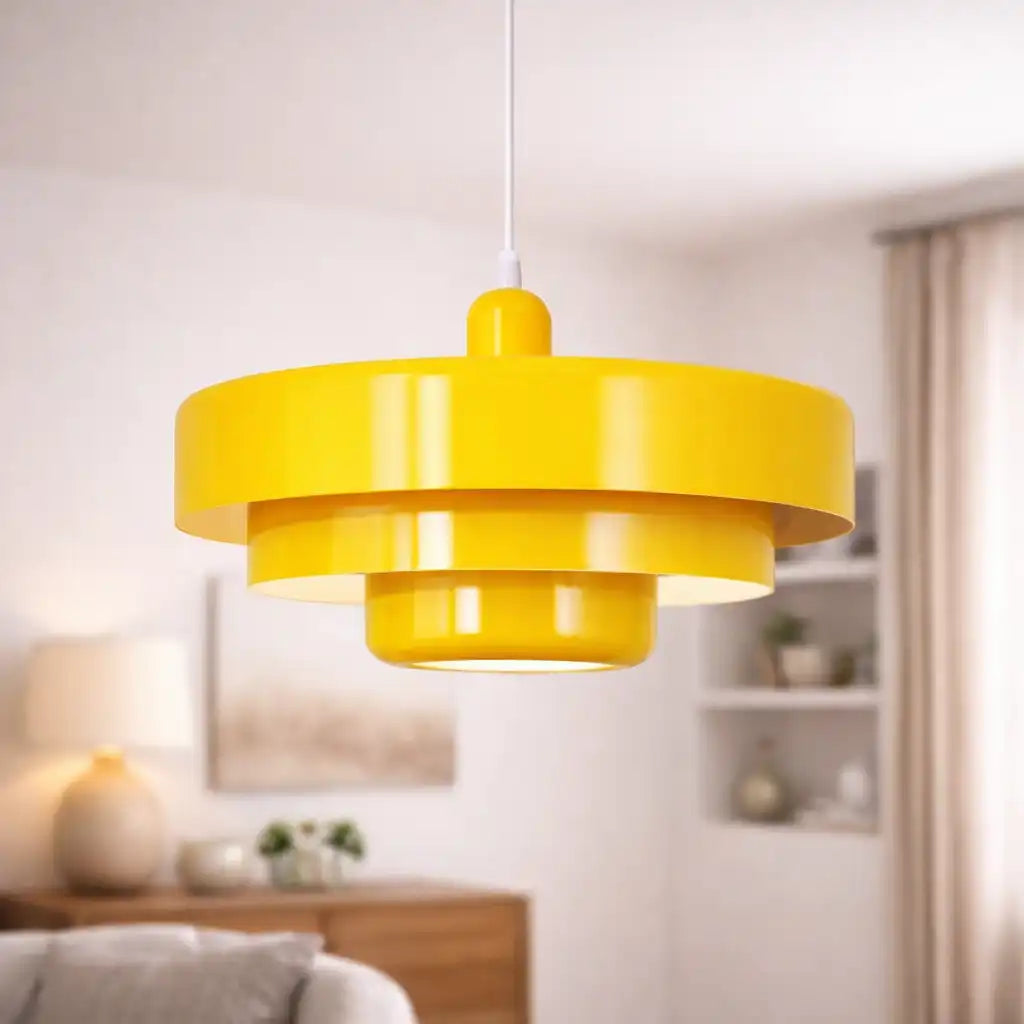 Seraphine Mid-Century Industrial Iron Pendant Light