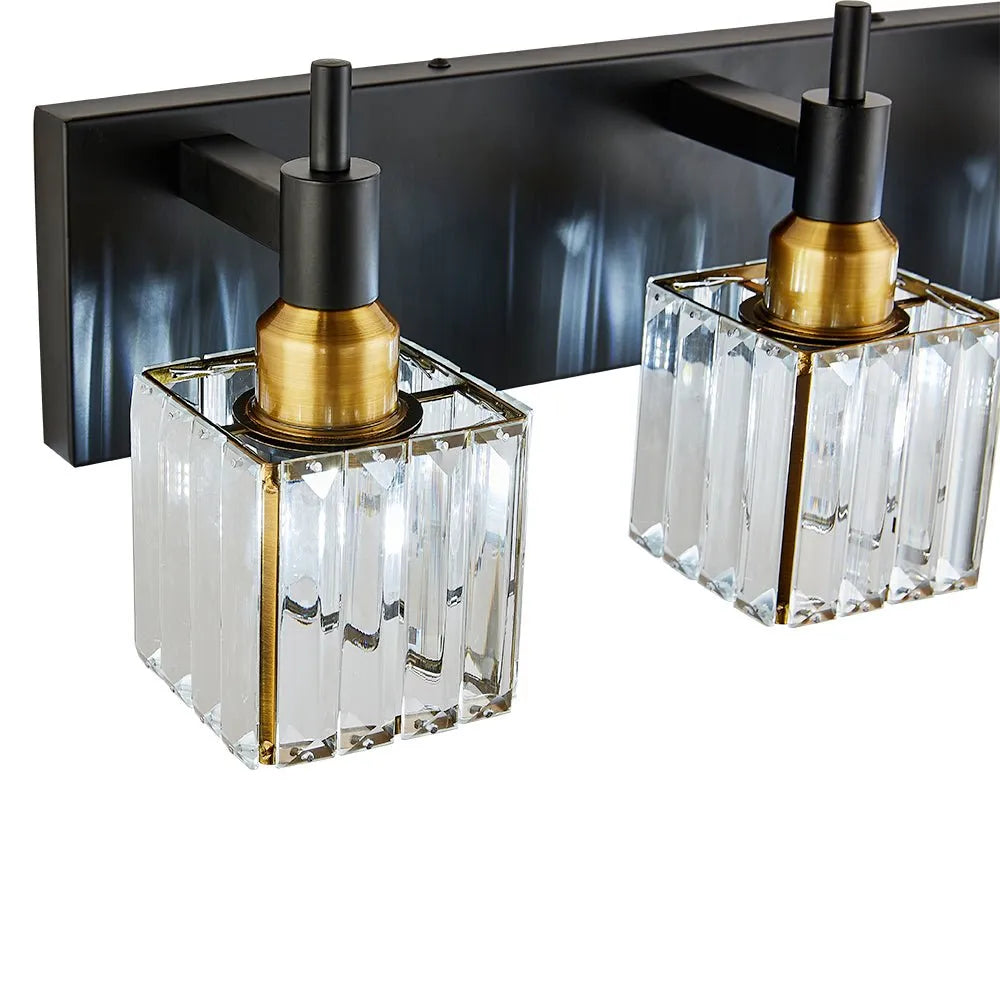 Fiora Modern Crystal Multi-Light Bathroom Vanity Light
