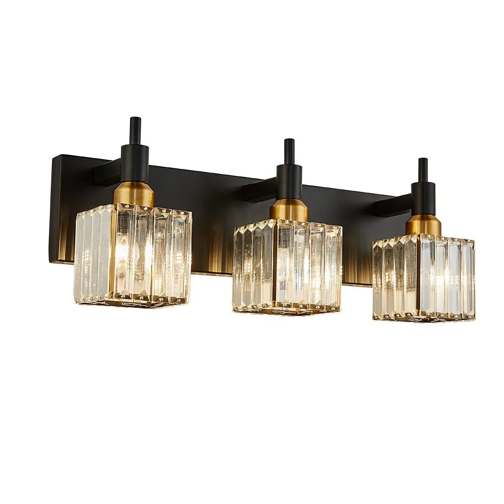 Fiora Modern Crystal Multi-Light Bathroom Vanity Light