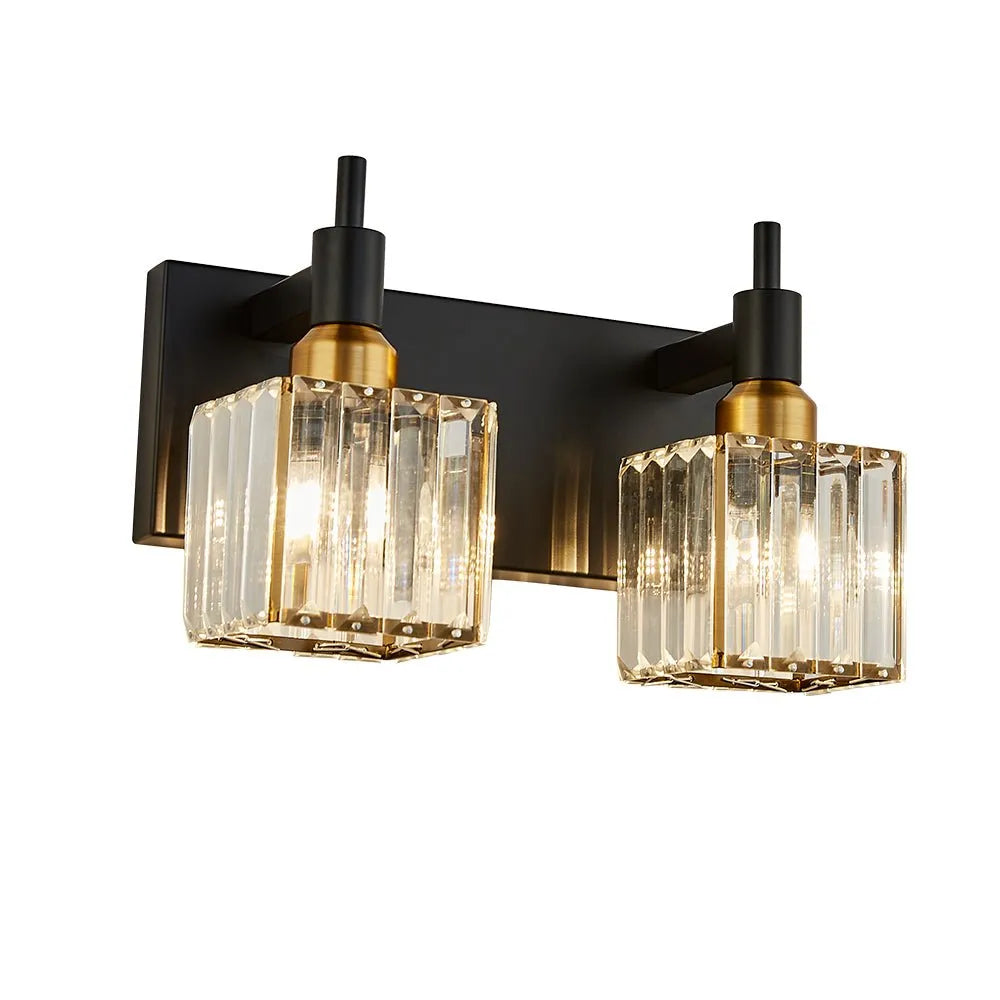 Fiora Modern Crystal Multi-Light Bathroom Vanity Light