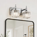 Fiora Modern Crystal Multi-Light Bathroom Vanity Light
