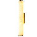 Delia Minimalist Marble & Copper LED Wall Light