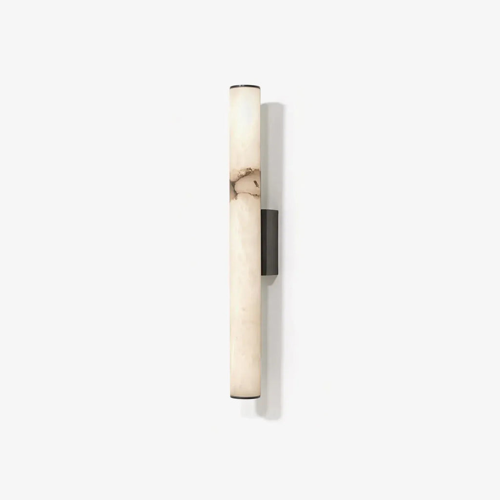 Delia Minimalist Marble & Copper LED Wall Light
