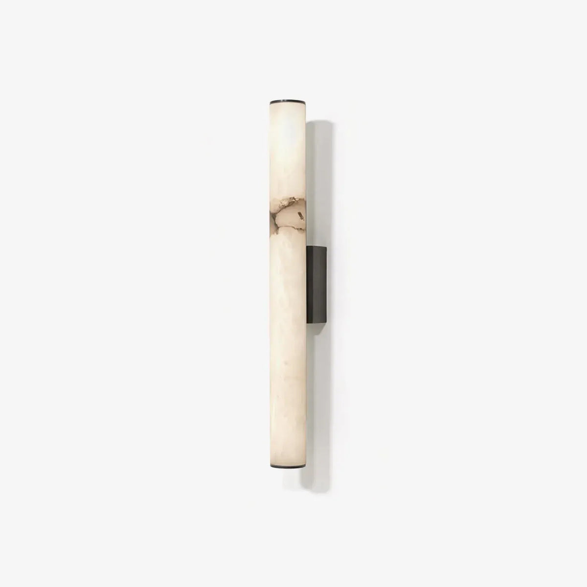 Delia Minimalist Marble & Copper LED Wall Light