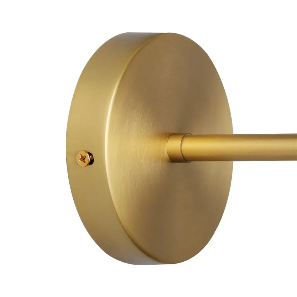 Etta Mid-Century Frosted Glass Globe Wall Light