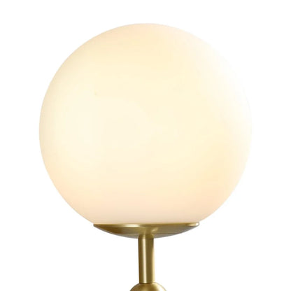 Mid-Century Glass Globe Single-Light Wall Sconce