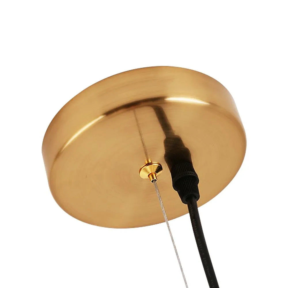 Elise Mid-Century Frosted Glass Globe Sputnik Chandelier