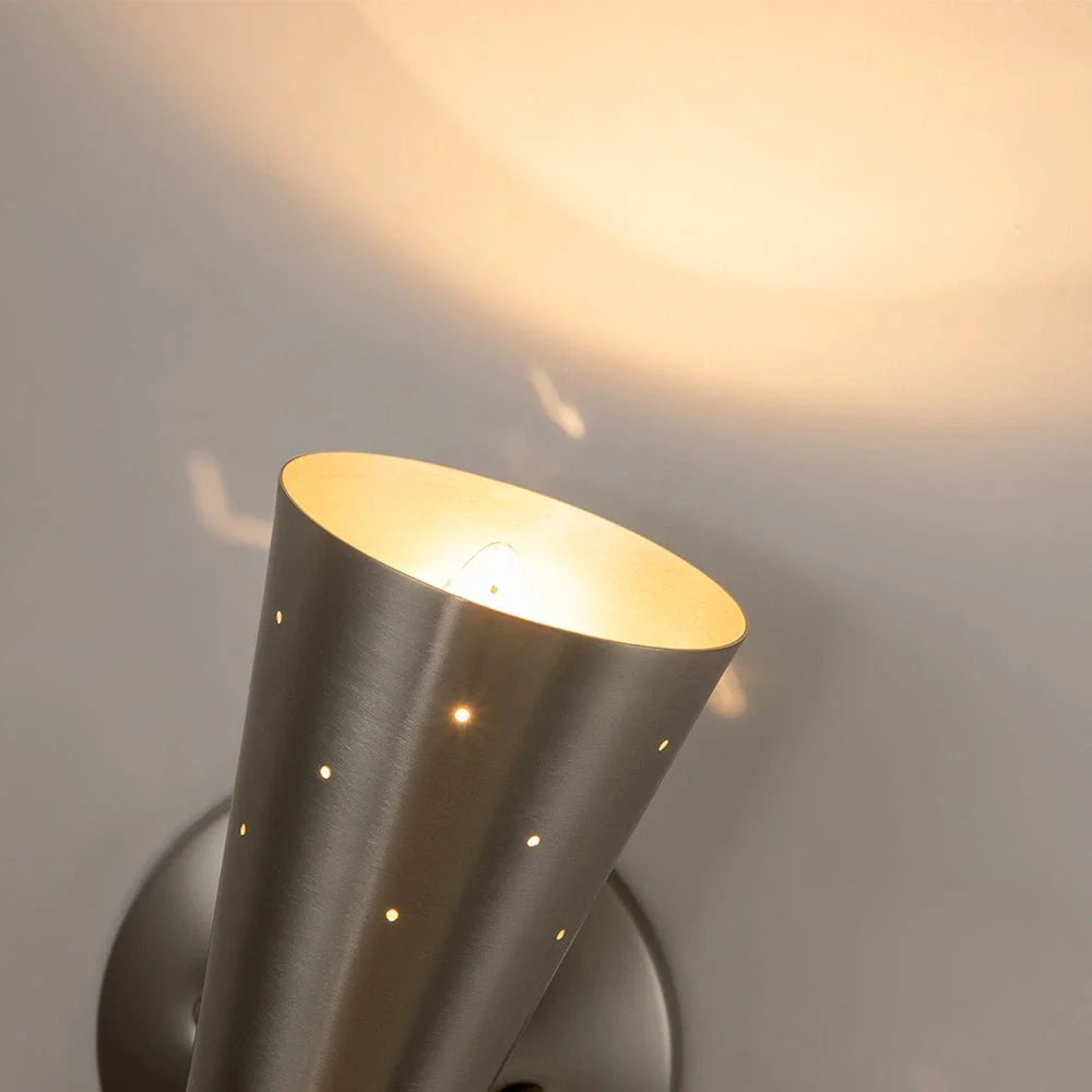 Priya Mid-Century Starry Hourglass Up & Down Wall Light
