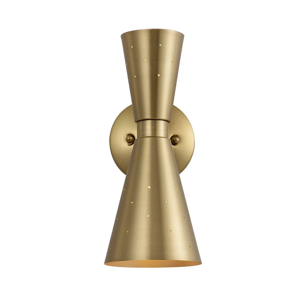 Priya Mid-Century Starry Hourglass Up & Down Wall Light