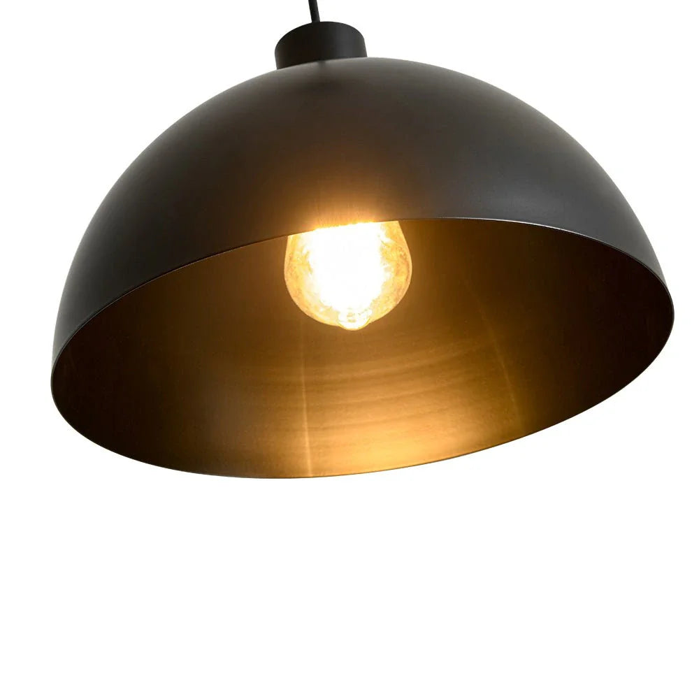 Vivian Mid-Century Industrial Metal Dome Pendant Light