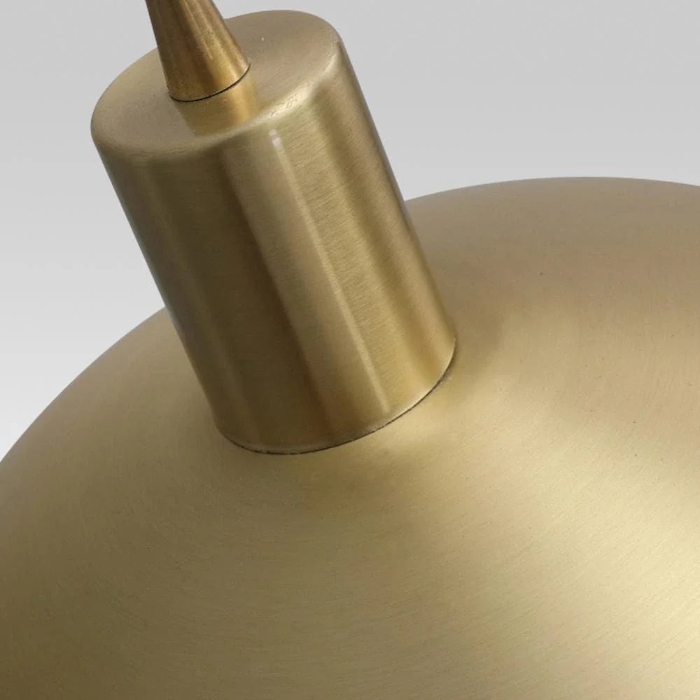 Vivian Mid-Century Industrial Metal Dome Pendant Light