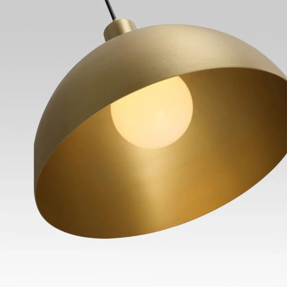 Vivian Mid-Century Industrial Metal Dome Pendant Light