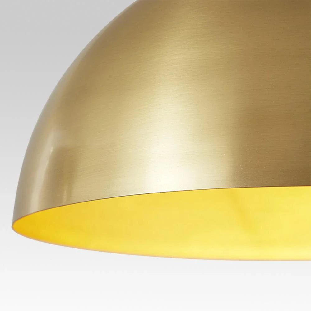 Vivian Mid-Century Industrial Metal Dome Pendant Light