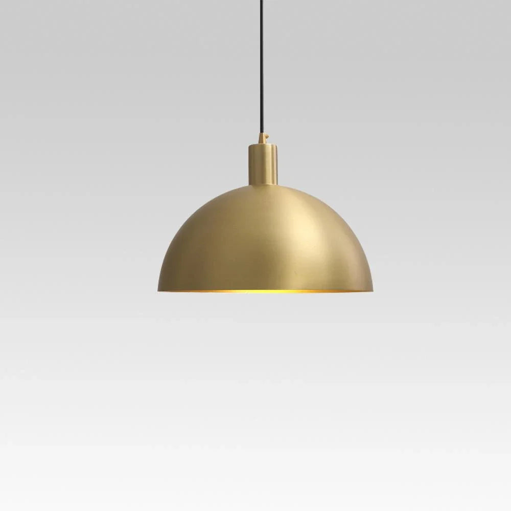 Vivian Mid-Century Industrial Metal Dome Pendant Light
