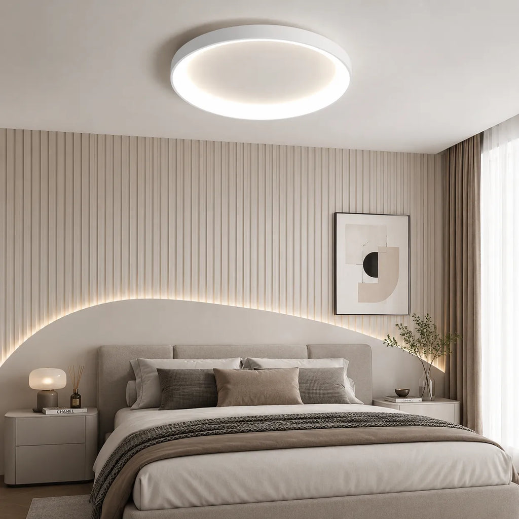 Frey Minimalist Layered Ring LED Flush Mount Ceiling Light