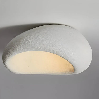 Minimal Wabi Sabi LED Ceiling Light with Organic Form