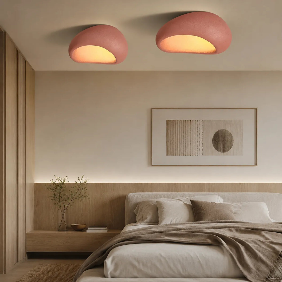 Oswin Wabi-Sabi Organic LED Ceiling Light