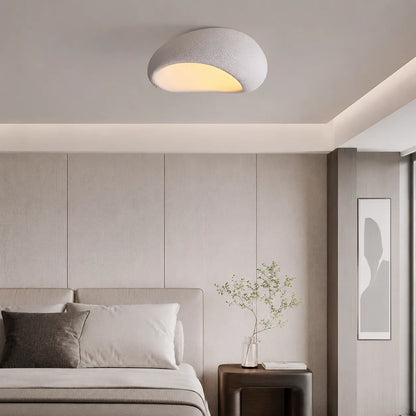 Minimal Wabi Sabi LED Ceiling Light with Organic Form