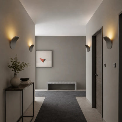 Minimalist Curved Led Wall Sconce Bedside