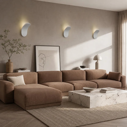 Minimalist Curved Led Wall Sconce Bedside