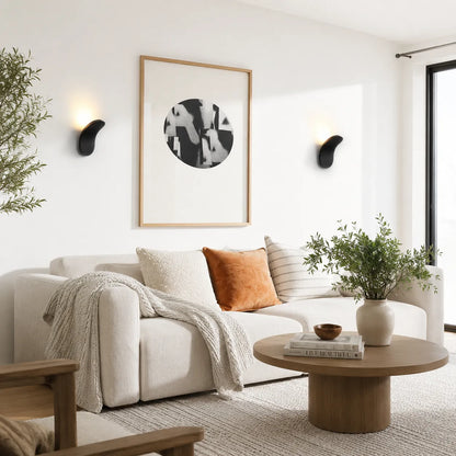 Minimalist Curved Led Wall Sconce Bedside