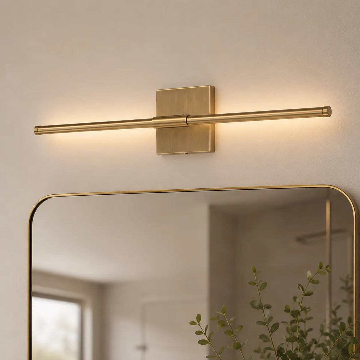 Nevin Minimalist Linear IP44 LED Wall Light
