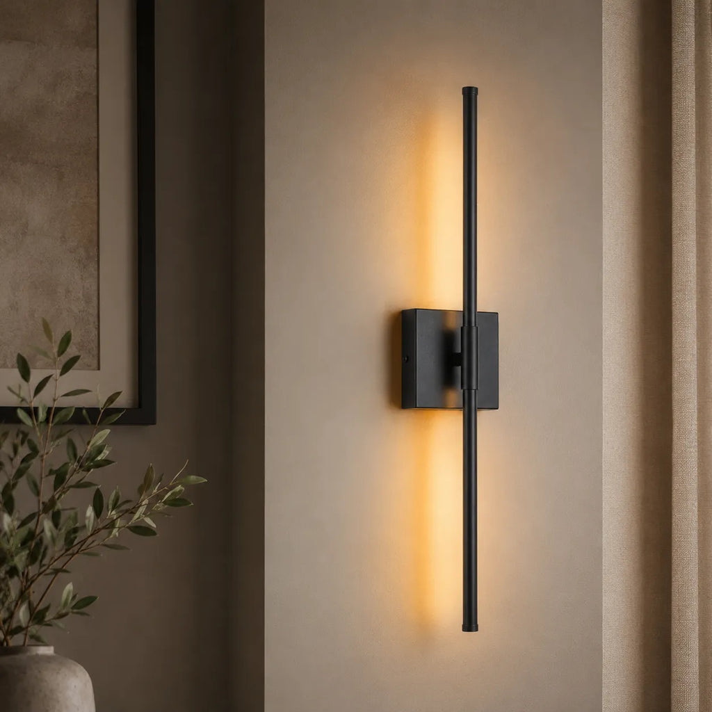 Nevin Minimalist Linear IP44 LED Wall Light