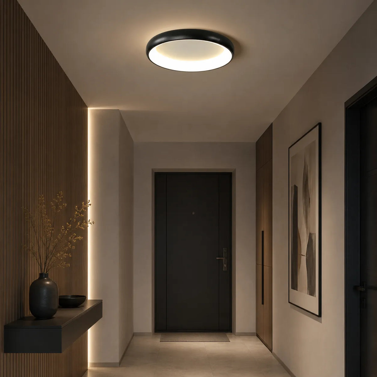 Pavel Minimalist Round Integrated LED Ceiling Light
