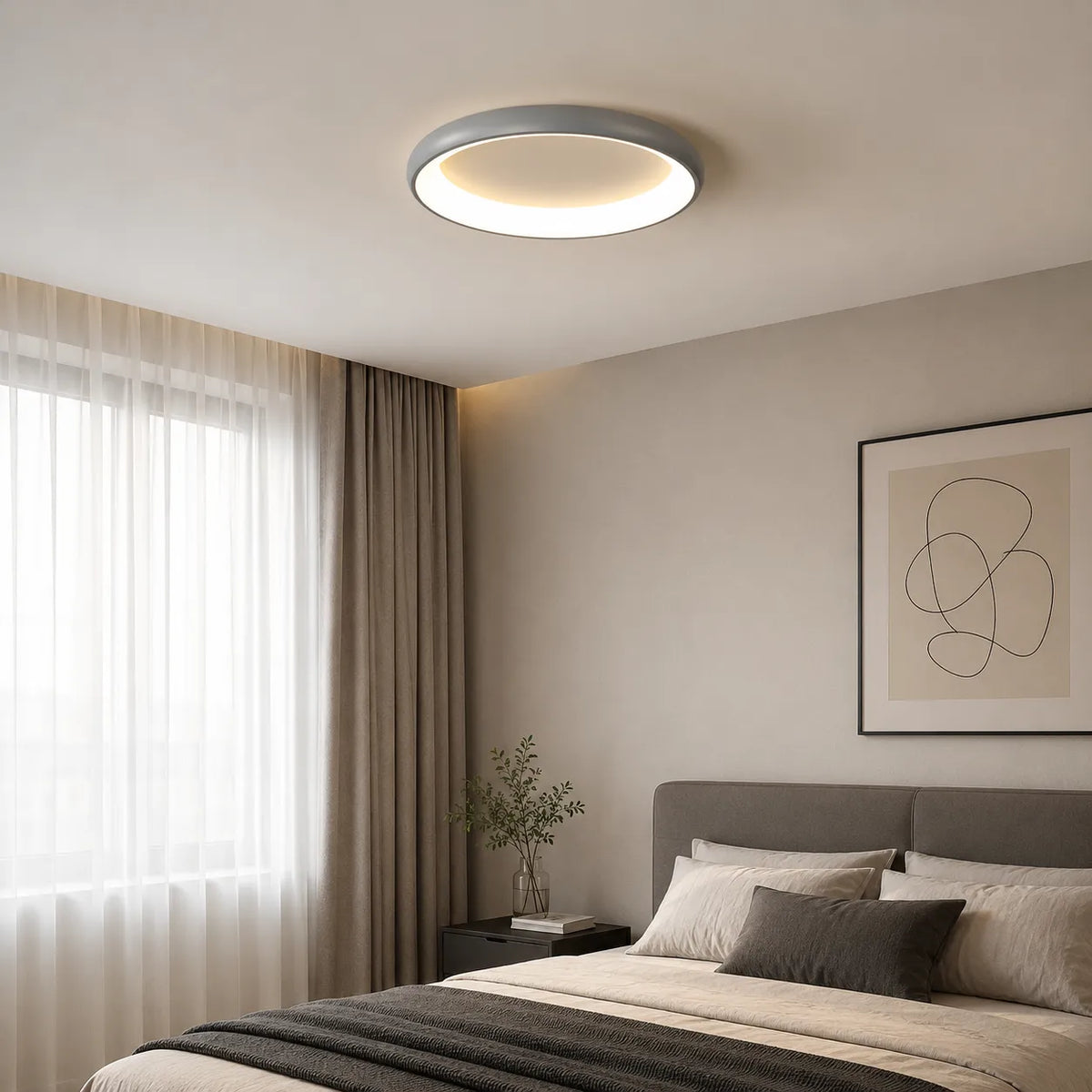Pavel Minimalist Round Integrated LED Ceiling Light