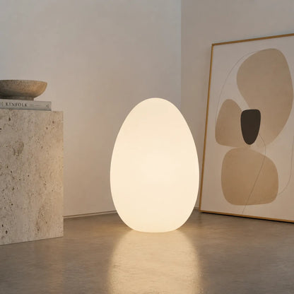 Minimalist Sculptural Egg Floor Lamp
