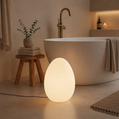 Minimalist Sculptural Egg Floor Lamp