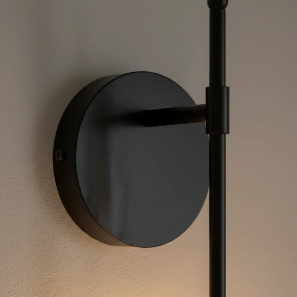 Avaorae Minimalist Metal & Glass Wall Light