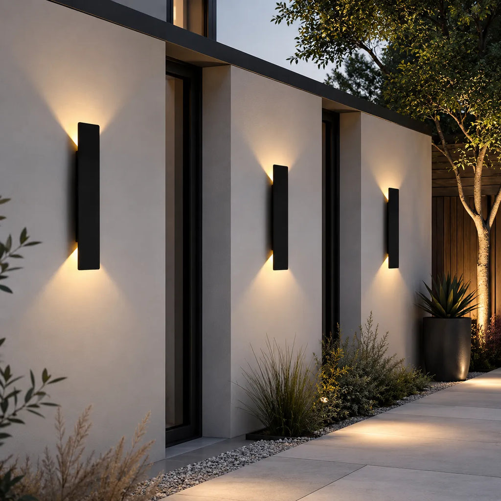 Linden Minimalist Aluminium IP65 LED Outdoor Wall Light