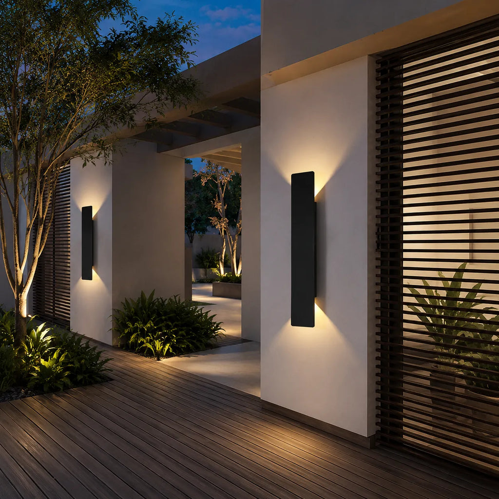 Linden Minimalist Aluminium IP65 LED Outdoor Wall Light