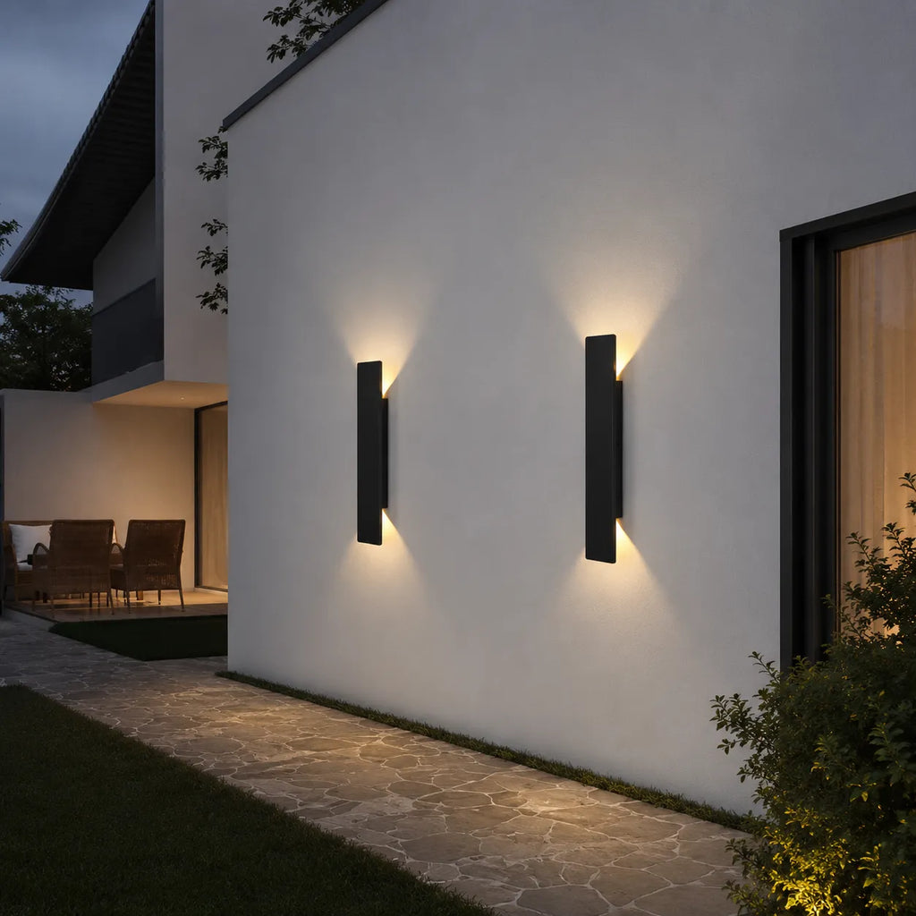 Linden Minimalist Aluminium IP65 LED Outdoor Wall Light