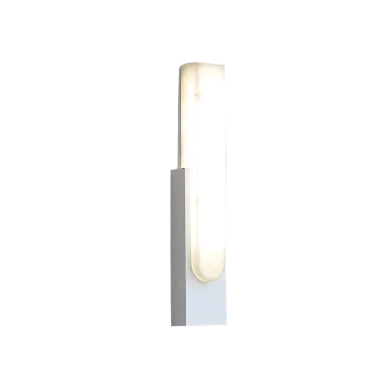 Avalia Modern Artificial Alabaster LED Wall Light