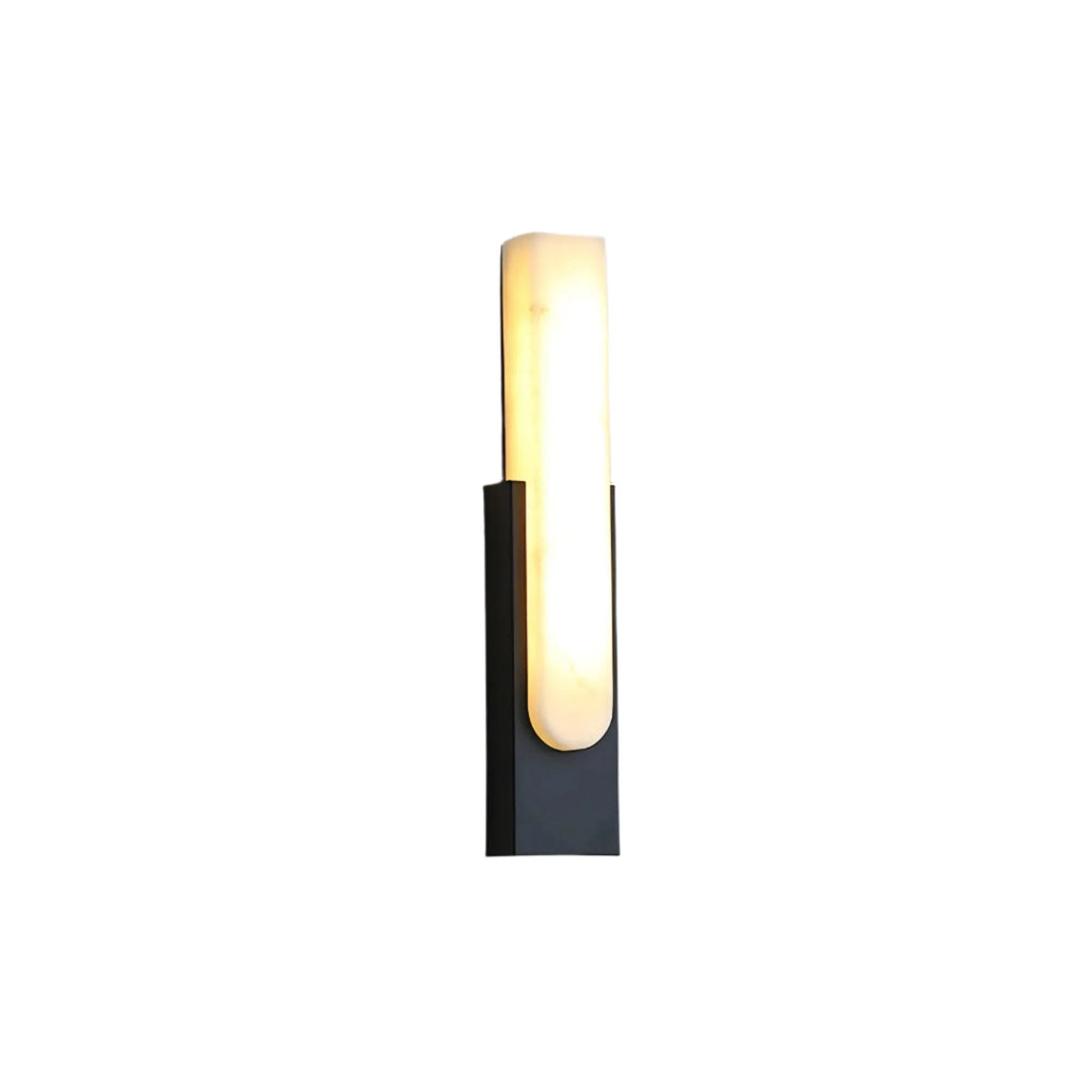 Avalia Modern Artificial Alabaster LED Wall Light
