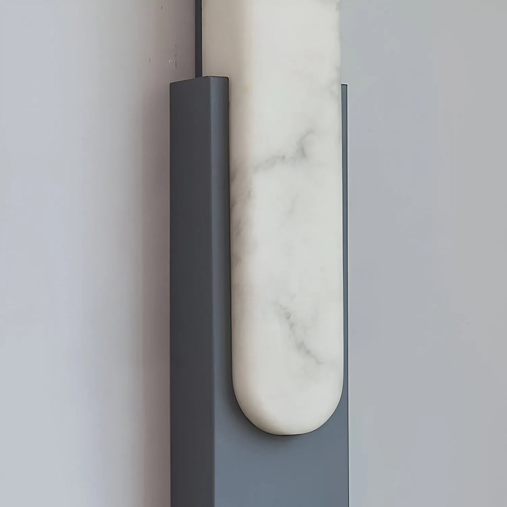 Avalia Modern Artificial Alabaster LED Wall Light