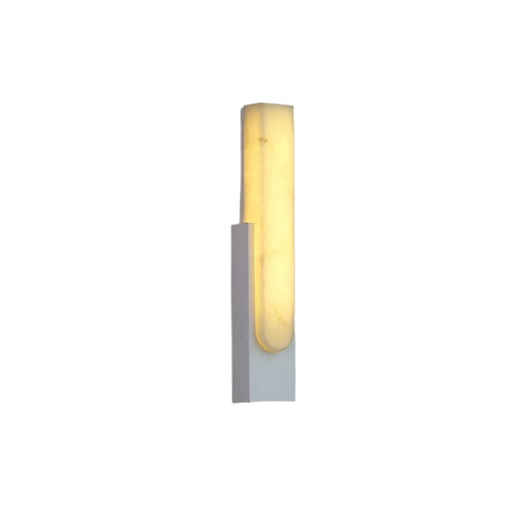 Avalia Modern Artificial Alabaster LED Wall Light