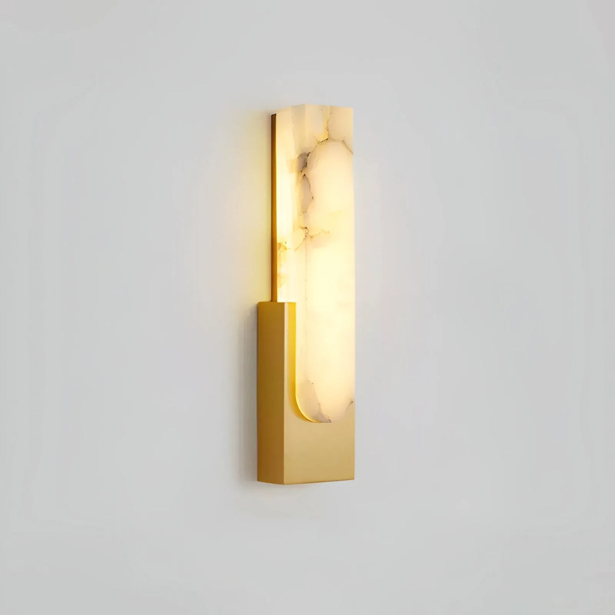 Avalia Modern Artificial Alabaster LED Wall Light